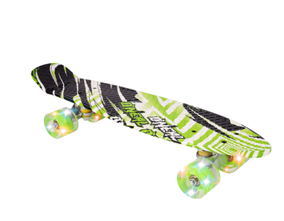 Picture of Skateboard cu roti luminoase, 56x14,5cm, MalPlay 110913