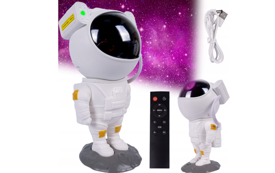 Picture of Lampa de veghe astronaut cu proiector si telecomanda, MalPlay 111872