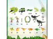 Picture of Set pista Dino Park cu masinuta, 260 piese, MalPlay 110485