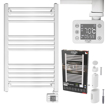 Picture of Calorifer electric cu panou LED, 14 bare, alb, 50 x 5.3 x 90 cm, Adler AD7824