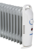 Picture of Mini calorifer electric cu ulei, 11 elementi, termostat reglabil, 1200 W, 42 x 11 x 38.5 cm, Mesko MS7806